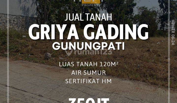 Dijual Kavling Siap Bangun Murah Gunung Pati Semarang 1