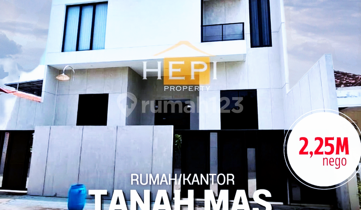 Rumah+Kantor 2 Lantai Minimalis Modern Type B Tanahmas Semarang