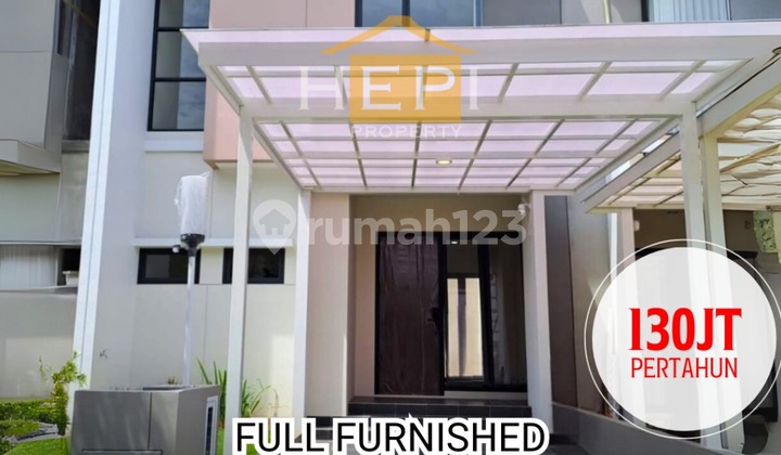 2-Story Fully Furnished House in Graha Padma Orchid Garden Cluster