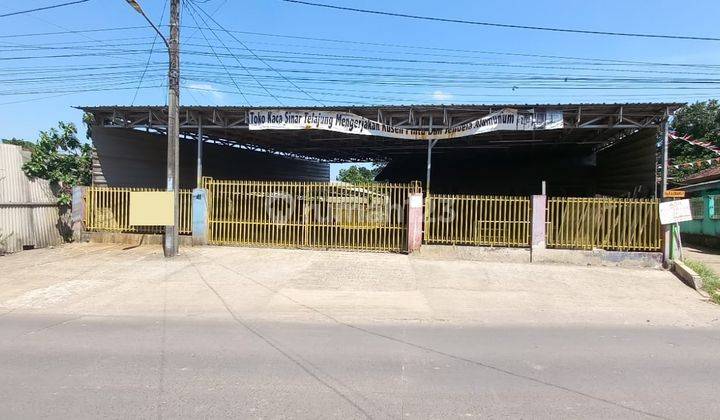 Dijual Workshop Lokasi Pinggir Jalan di Setu Serang Cikarang Barat Bekasi 1