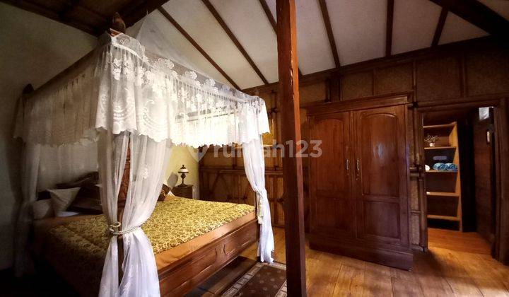 Villa Dan Resto Dengan Desain Tradisional Jawa View Sawah Daerah Wisata Magelang 5