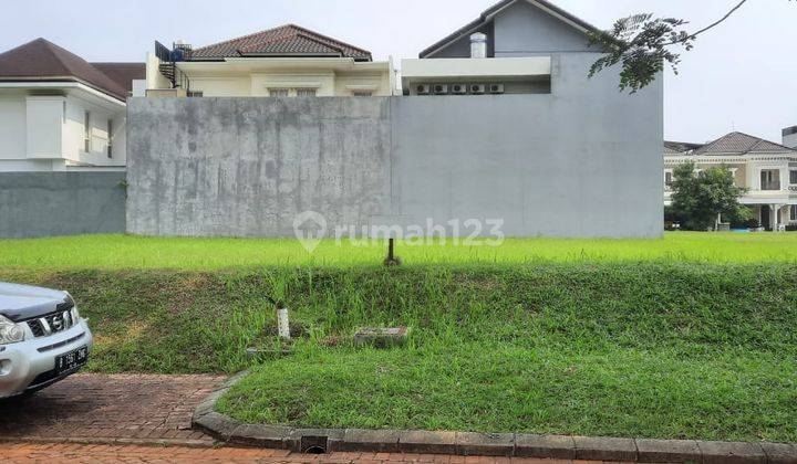 Dijual kavling cantik depan jalan Boulevard di cluster Aristoteles Scientia Gading Serpong 1