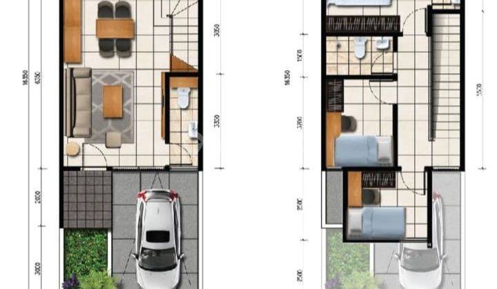 Dijual Rumah 2 Lantai Baru Unfurnished Shm Cimanggis Depok 2