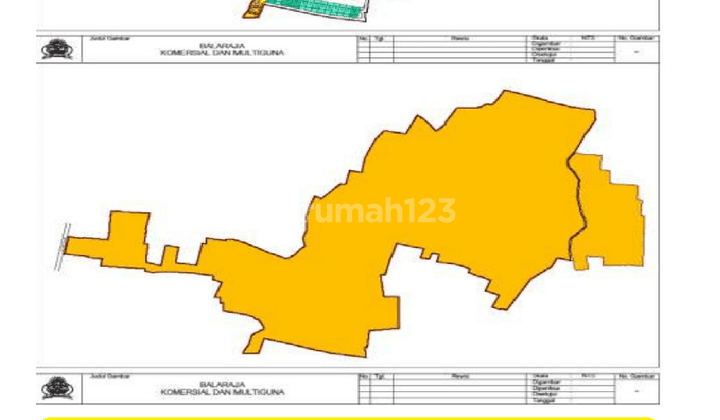 Di Jual Tanah 23 Hektar Jl Raya Cangkudu Cisoka Tangerang HGB 1