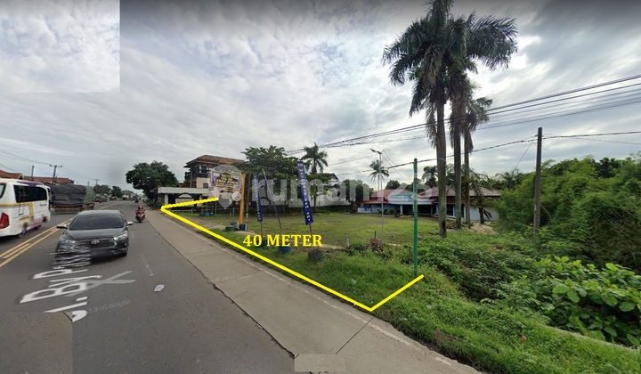 For Sale, cheap land, land area 8,806 meters, SHM certificate, Jl By Pass Jomin Karawang, West Java.