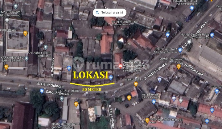 di Jual Tanah Jl Gatot Subroto Cibodas Jatiuwung Tangerang 3
