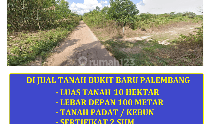 Jual Tanah 10 Hektar di Bukit Baru Ilir Barat 1 Kota Palembang 1