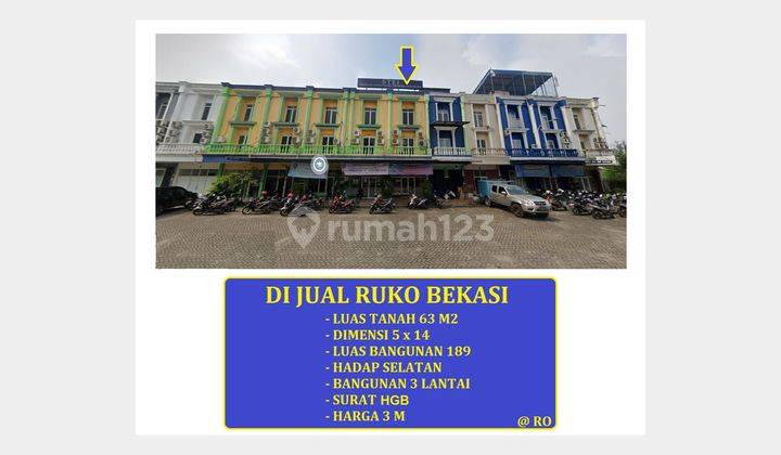 di jual Ruko murah 3 lantai suncity square Bekasi Selatan jawa barat 1