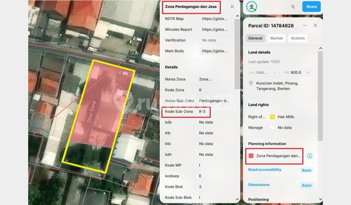 Jual Gudang Baru di Kunciran Pinang Kota Tangerang