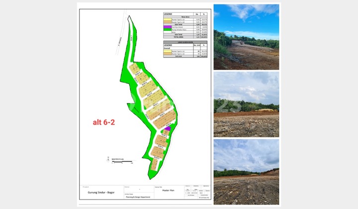 di jual Tanah padat siap bangun luas 2,1 hektar surat SHM jl jampang raya Gunung Sindur Bogor jawa barat