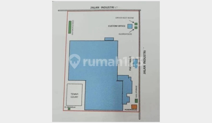 di jual Pabrik garmen luas tanah 1.6 hektar jatiuwung Jatake Tangerang