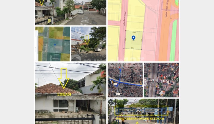 di jual tanah bangunan luas 501 meter  Pasar Minggu Jakarta Selatan