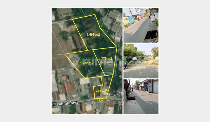 di jual Tanah murah luas 4090 meter surat SHM jl raya kramat Semanan kalideres Jakarta Barat-abah