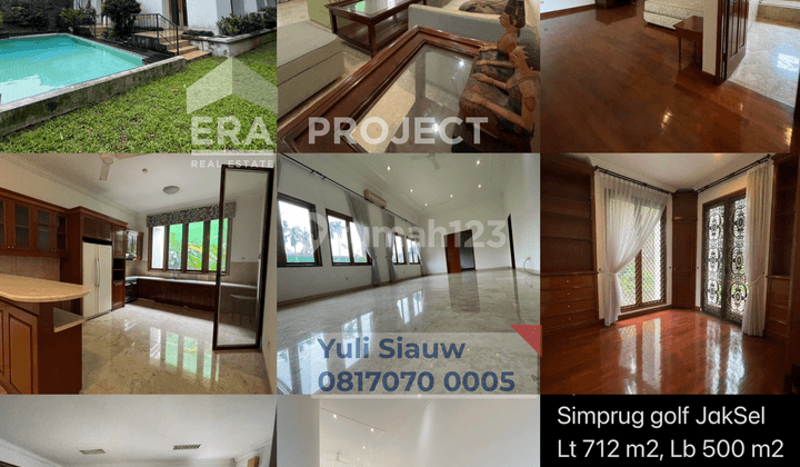 Rumah Luxury Komplek Elite Mewah Swimming Pool Semi Furnished Di Simprug Golf Jakarta Selatan 2