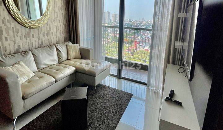 Apartement Tower New Royal St Moritz Apartment 2 BR Furnished Bagus Connecting Lippo Mall Puri 1