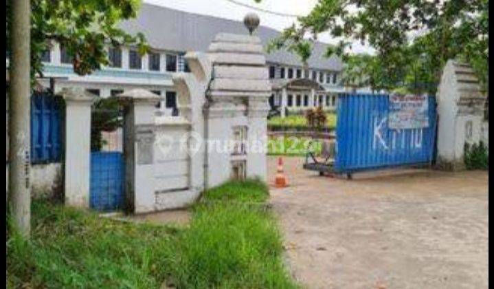 Pabrik dijual di jl raya cikande- rangkas bitung km 10 serang 6