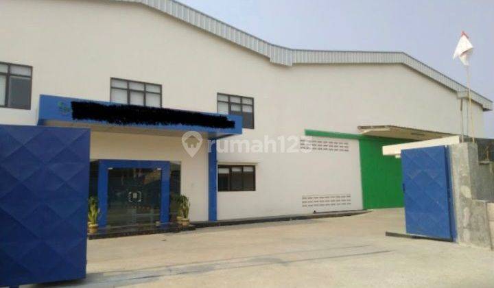 Pabrik dijual di cikarang pusat jl inspeksi kalimalang bekasi 1