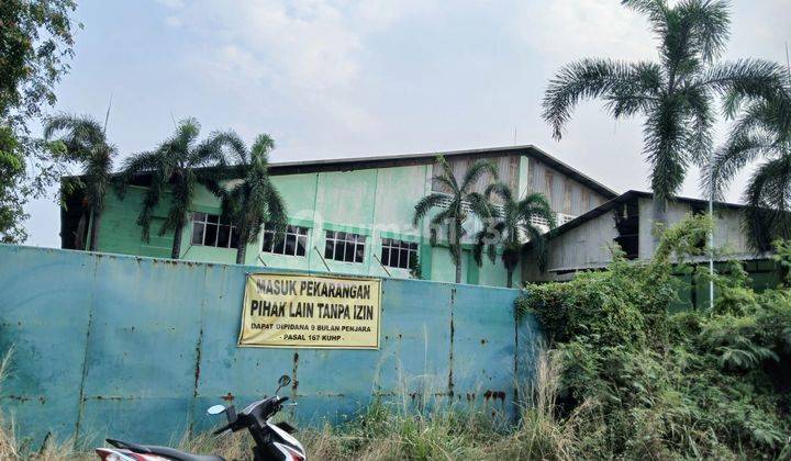 Pabrik Dijual Di Kawasan Mekar Jaya Akong Sepatan  Tangerang 2