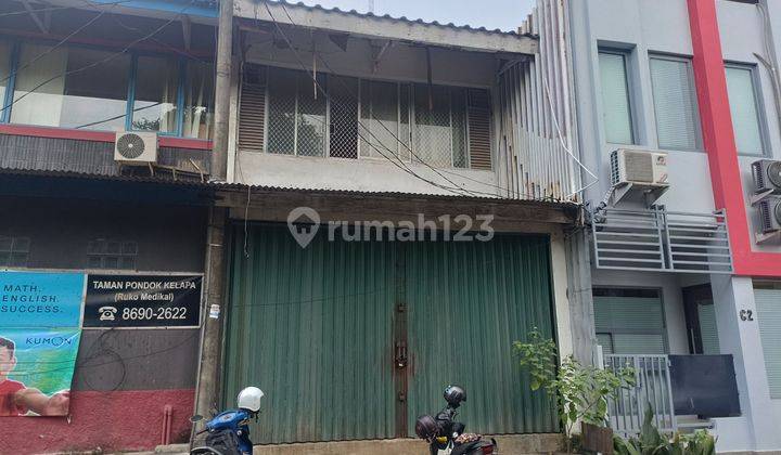 Ruko 2 lantai di depan kelurahan Pondok Kelapa 1