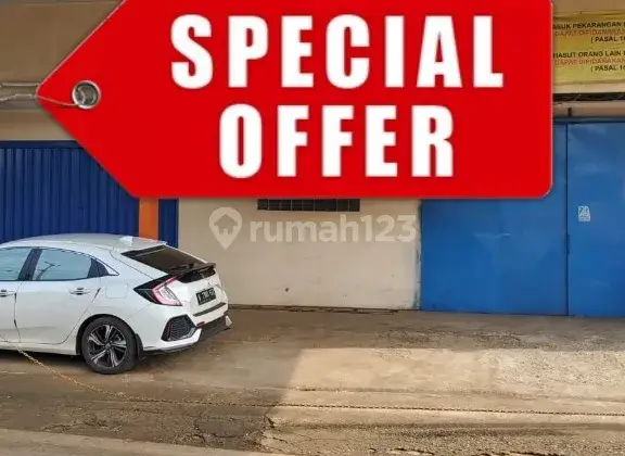 Dijual workshop 2 sekaligus di setu Bekasi Bagus SHM 2