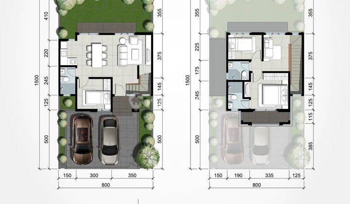 Rumah 2 Lantai Di Makassar Jalan Hertasning 2