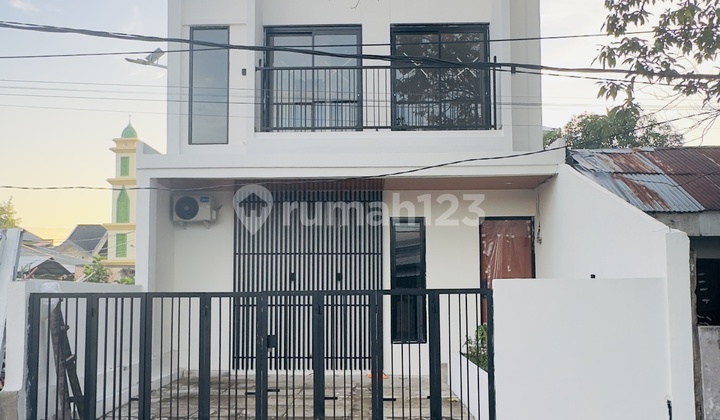 Two-Story House In Makassar. Tabaria Housing Complex Street 1