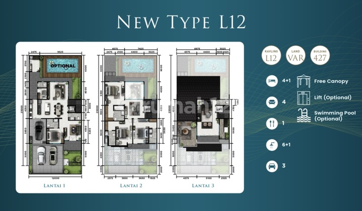 3-Story Super Luxury House in Makassar