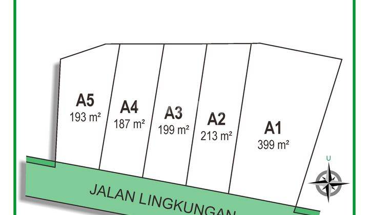 Tanah Yogyakarta di Timur Bandara Nyia SHM 197 m² 4