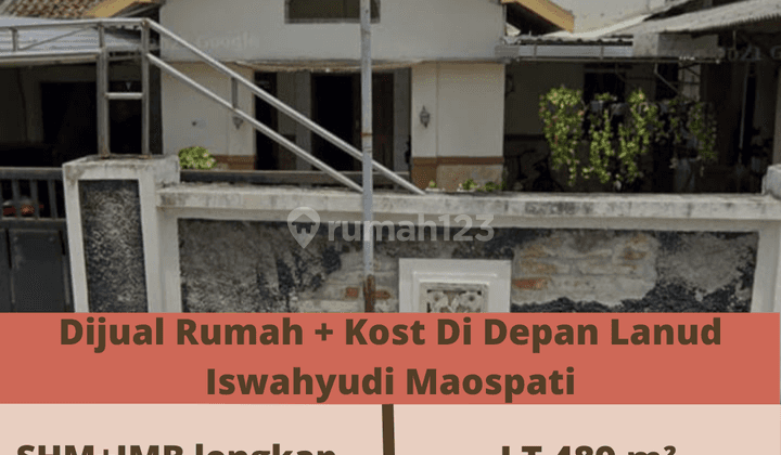 Rumah 2 Lantai + Kost Depan Lanud Iswahyudi Maospati 1