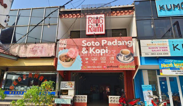 Ruko Dan Ruang Usaha Siap Pakai Dekat Pintu Utama Galaxy Bekasi