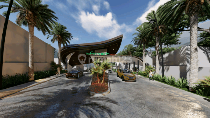Rumah 2 Lantai Santorini Emeralda Resort di Bandung SHM Baru 2