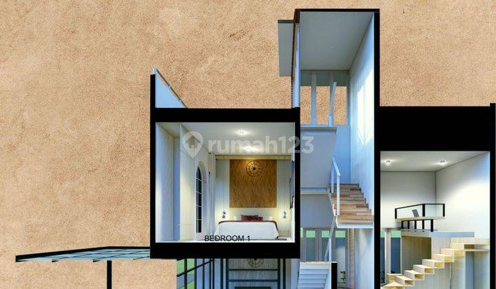 Rumah impian Keluarga 2 Lantai SHM Baru Arah Timur 5
