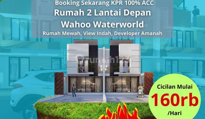 Rumah Hunian Mewah 2,5 Lantai SHM View Water Park  1