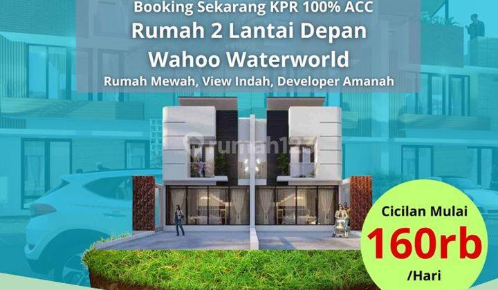 Rumah Mewah 2,5 Lantai View Water Park 5 Menit Dari Ikea 1