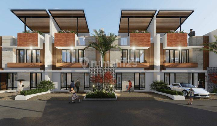 Rumah 2 Lantai Mewah Tropical Modern Pertama SHM Dekat Kota 6