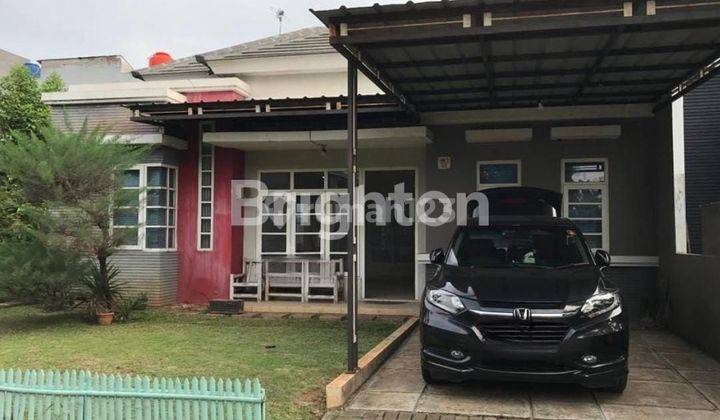 RUMAH LUAS 1 LANTAI, BERADA DI KULDESAK DIDALAM CLUSTER CIBUBUR COUNTRY CIKEAS UDIK, CIBUBUR, JAWA BARAT 1