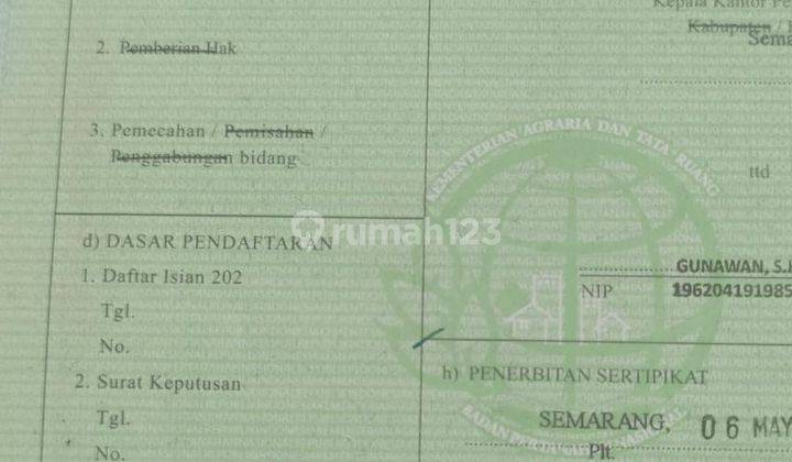 Tanah pekarangan strategis di patemon gunung pati semarang 4