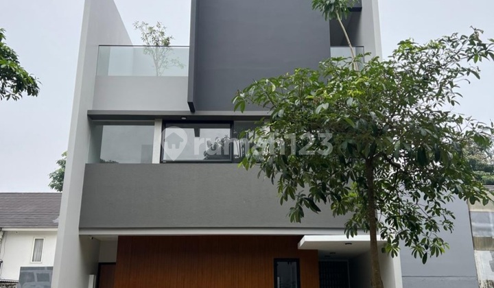 Rumah 3 Lantai Brand New Modern Minimalis Cluster The Green Blossom Bsd Rumah 3 Lantai Brand New Modern Minimalis Cluster The Green Blossom Bsd