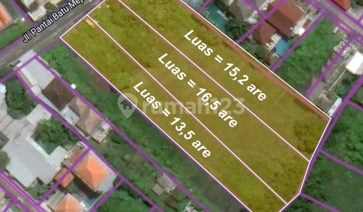 Tanah 45.25 are SHM Jalan Pantai Batu Mejan Kawasan Wisata Pantai Echo Beach Canggu, Badung Tanah 45.25 are SHM Jalan Pantai Batu Mejan Kawasan Wisata Pantai Echo Beach Canggu, Badung