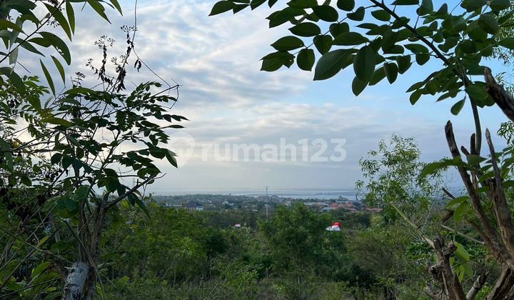 Tanah Berpemandangan Laut Dijual Di Bukit Jimbaran - Zona Pariwisata Dekat GWK & Ungasan