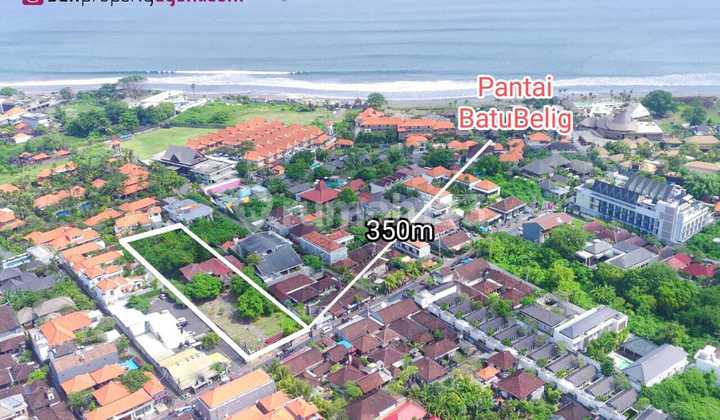 Tanah 31.5 Are SHM Jalan Utama Batu Belig Dekat ke Pantai, Badung