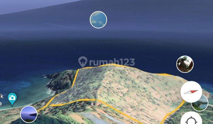 Di jual tanah murah negosible view laut senggigi lombok 2