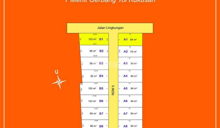 5 Jutaan Kavling Green Beji 7 Menit Tol Kukusan 1