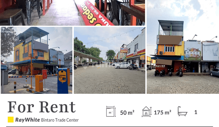 Disewa Ruko Ramai di Pasar Segar Graha Raya Bintaro 1