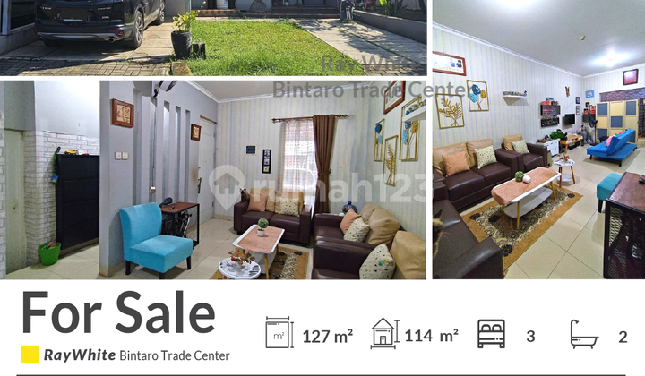 Minimalist House in Merpati Raya Cluster near Bintaro 2