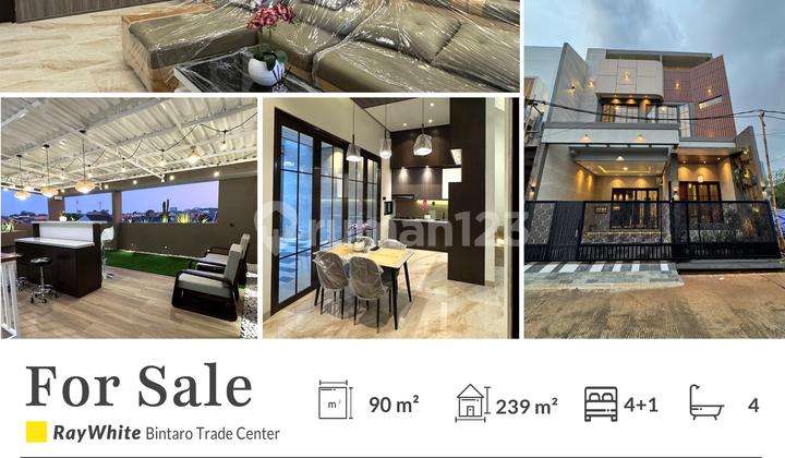 Rumah Baru dibangun Bonus Furnished di Pondok Cabe Pamulang 2