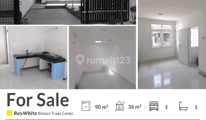 Terbaru Rumah Minimalis Murah dekat Stasiun Jurang Mangu 1