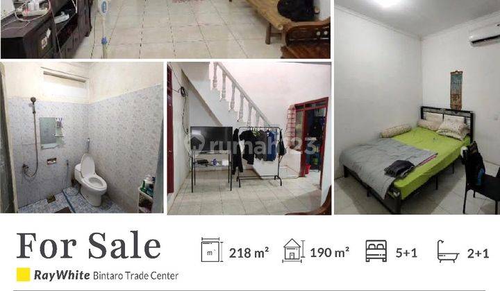 Dijual Rumah 2 Lantai Luas di Kenanga Perumahan Ciputat  1