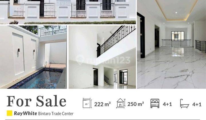 Rumah Hook Modern Ada Kolam Renang di Mertilang Bintaro Sektor 9 1