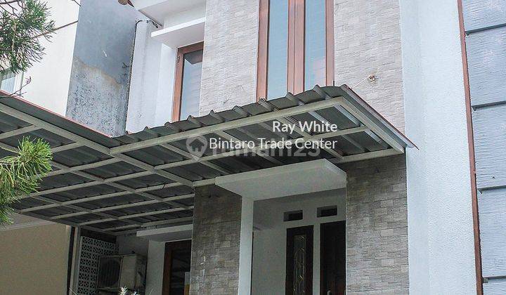 Turun Harga Rumah Semi Furnished ada Taman di Puri Bintaro  1